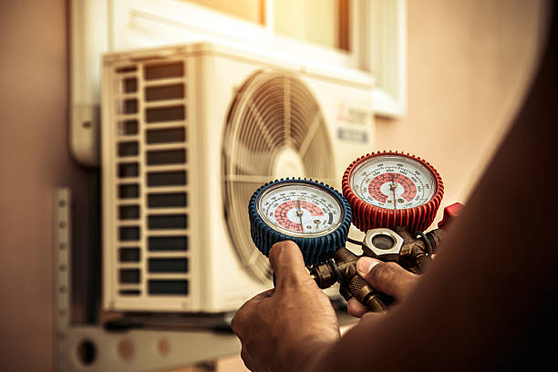 Professional Hvac Maintenance technician working in Harper, KS